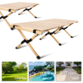 camping table chair set Pine Wooden Foldable Rectangular Table Supplier